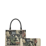 "Frankenstein" Old Parchment Small Leather Handbag Deal