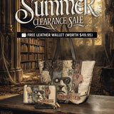 "Frankenstein" Old Parchment Leather Tote Bag Deal