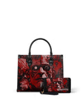"Frankenstein" Heart Surge - Black Interior - Leather Handbag Matching Set - FALL DEAL
