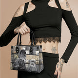 "Frankenstein" Ashes of Hope - Black Interior - Small Leather Handbag