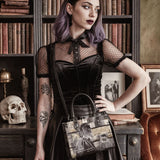 "Frankenstein" Ashes of Hope - Black Interior - Small Leather Handbag