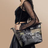 "Frankenstein" Ashes of Hope Leather Tote Bag