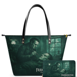 "Frankenstein" Mortuary Moss Leather Tote Bag Deal