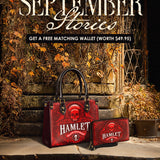 "Hamlet" The Red Room Small Leather Handbag Deal