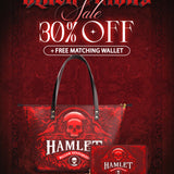 "Hamlet" The Red Room Leather Tote Bag Deal