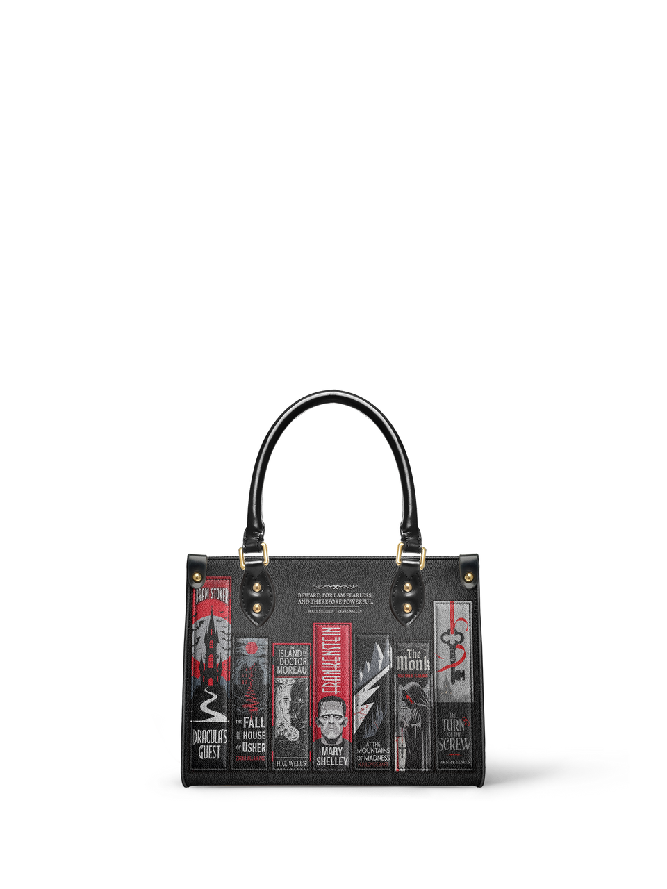 "The Fearless Collection" Small Leather Handbag