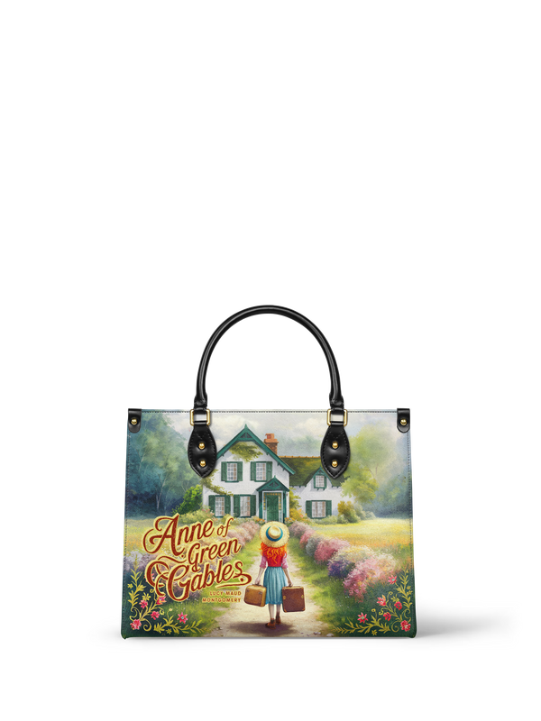 "Anne Of Green Gables" - Green Interior - Leather Handbag