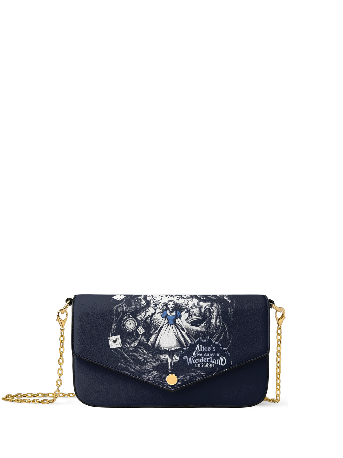 "Down The Rabbit Hole" Envelope Chain Crossbody Bag - EVERMORE DEAL