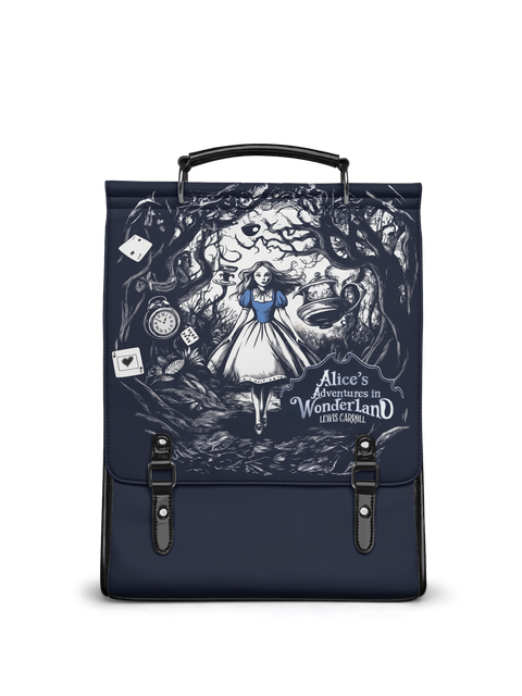 "Down the Rabbit Hole" Leather Backpack