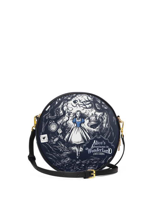 "Down The Rabbit Hole" Circle Crossbody Bag