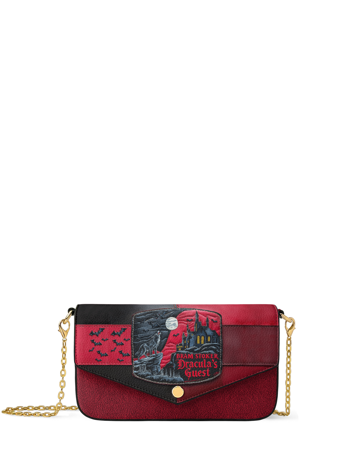 "Dracula's Guest" Envelope Chain Crossbody Bag - FALL DEAL