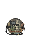 "Frankenstein" Old Parchment Circle Crossbody Bag