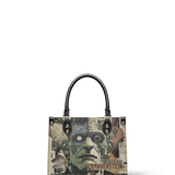 "Frankenstein" Old Parchment Small Leather Handbag