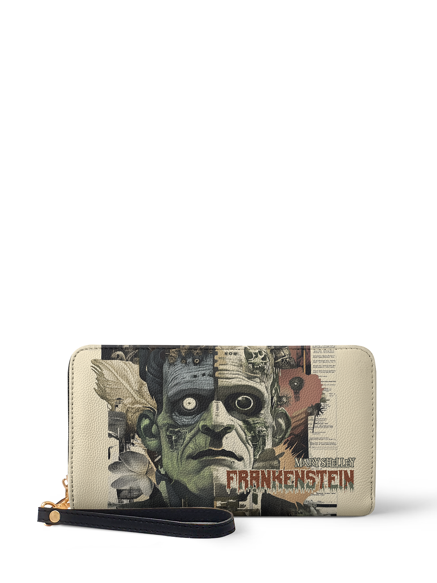 "Frankenstein" Old Parchment Wallet - NEW WORKSHOP SALE