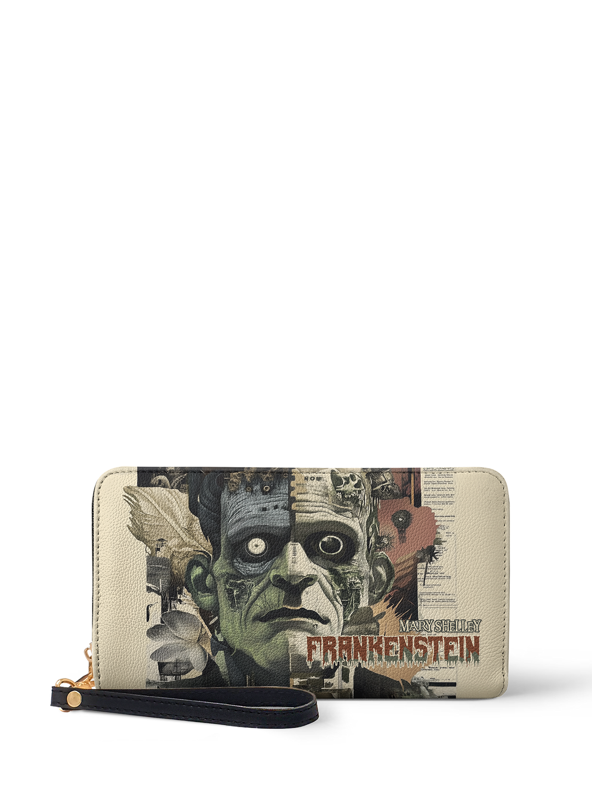 "Frankenstein" Old Parchment Wallet - FALL DEAL