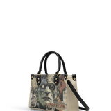 "Frankenstein" Old Parchment Small Leather Handbag