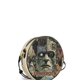 "Frankenstein" Old Parchment Circle Crossbody Bag
