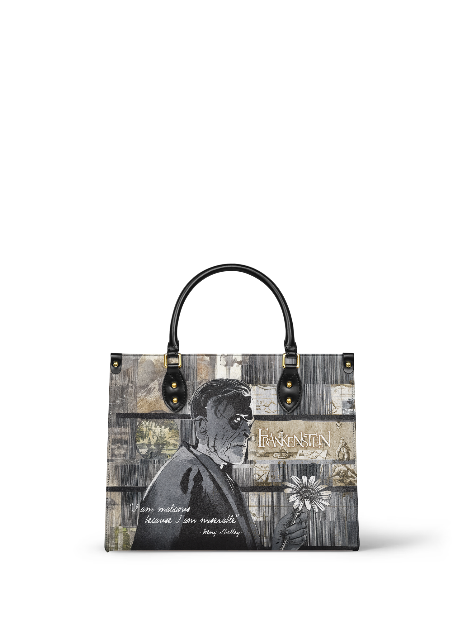 "Frankenstein" Ashes of Hope Leather Handbag - Special Deal