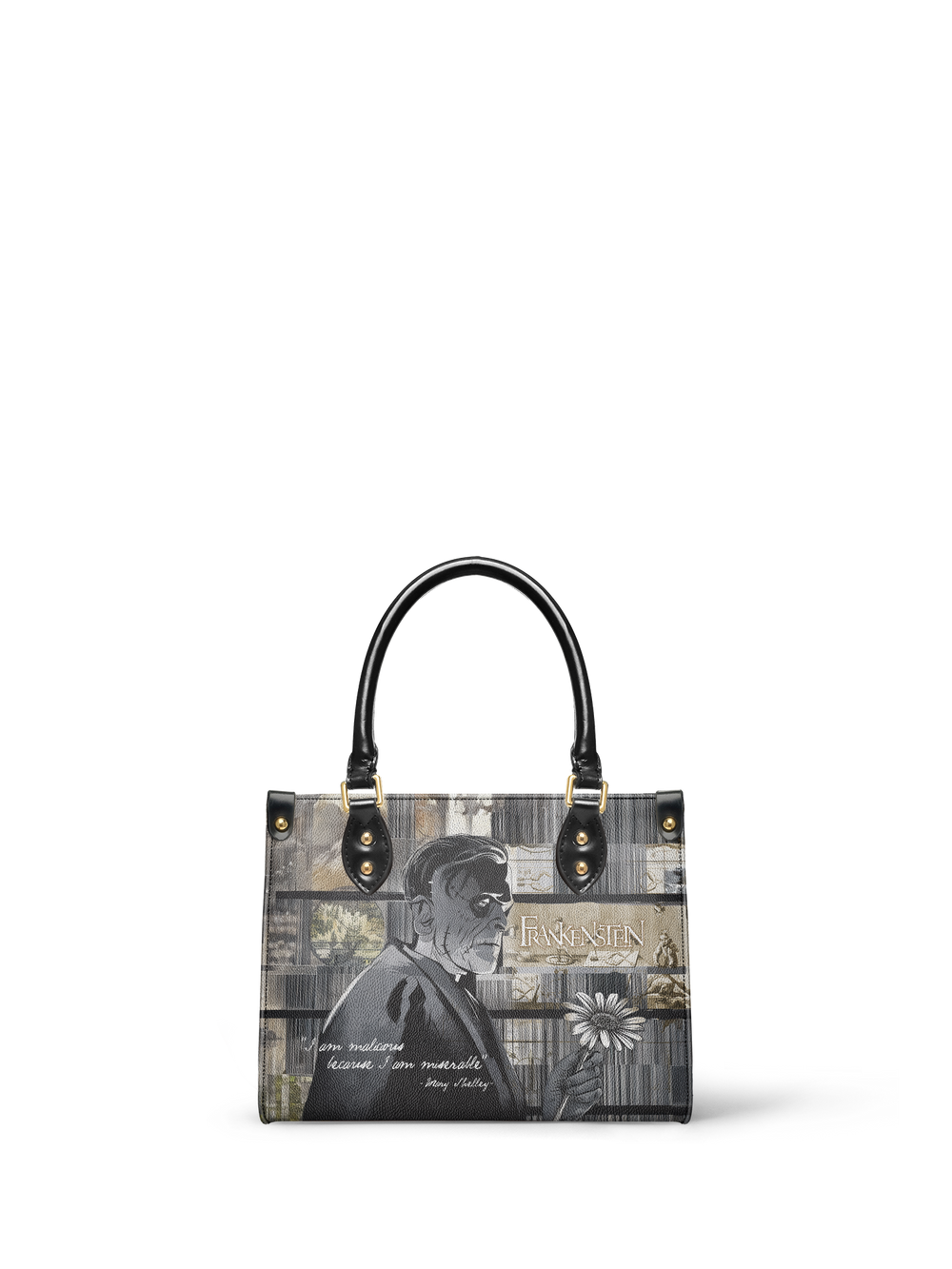 "Frankenstein" Ashes of Hope Small Leather Handbag - FALL CLEARANCE DEAL