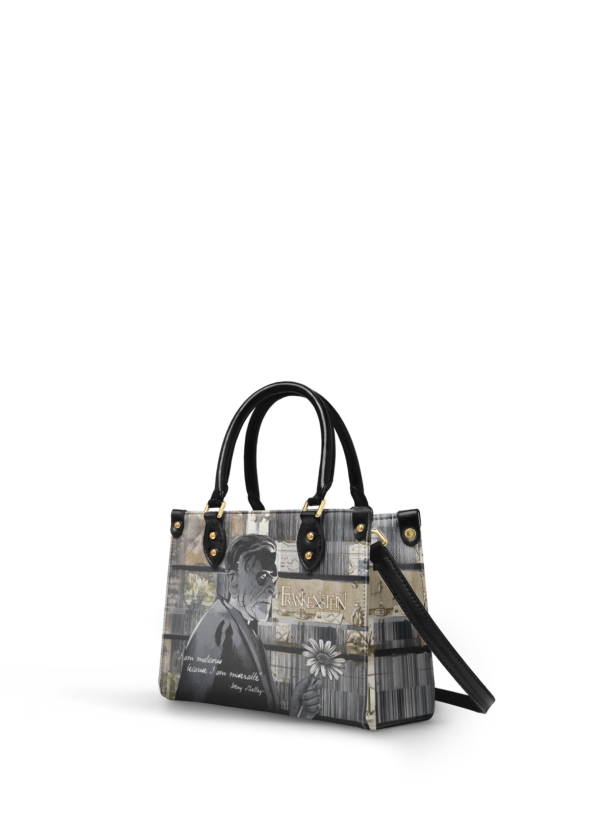 "Frankenstein" Ashes of Hope Small Leather Handbag - FALL CLEARANCE DEAL