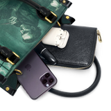 "Frankenstein" Mortuary Moss Small Leather Handbag