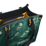 "Frankenstein" Mortuary Moss Small Leather Handbag