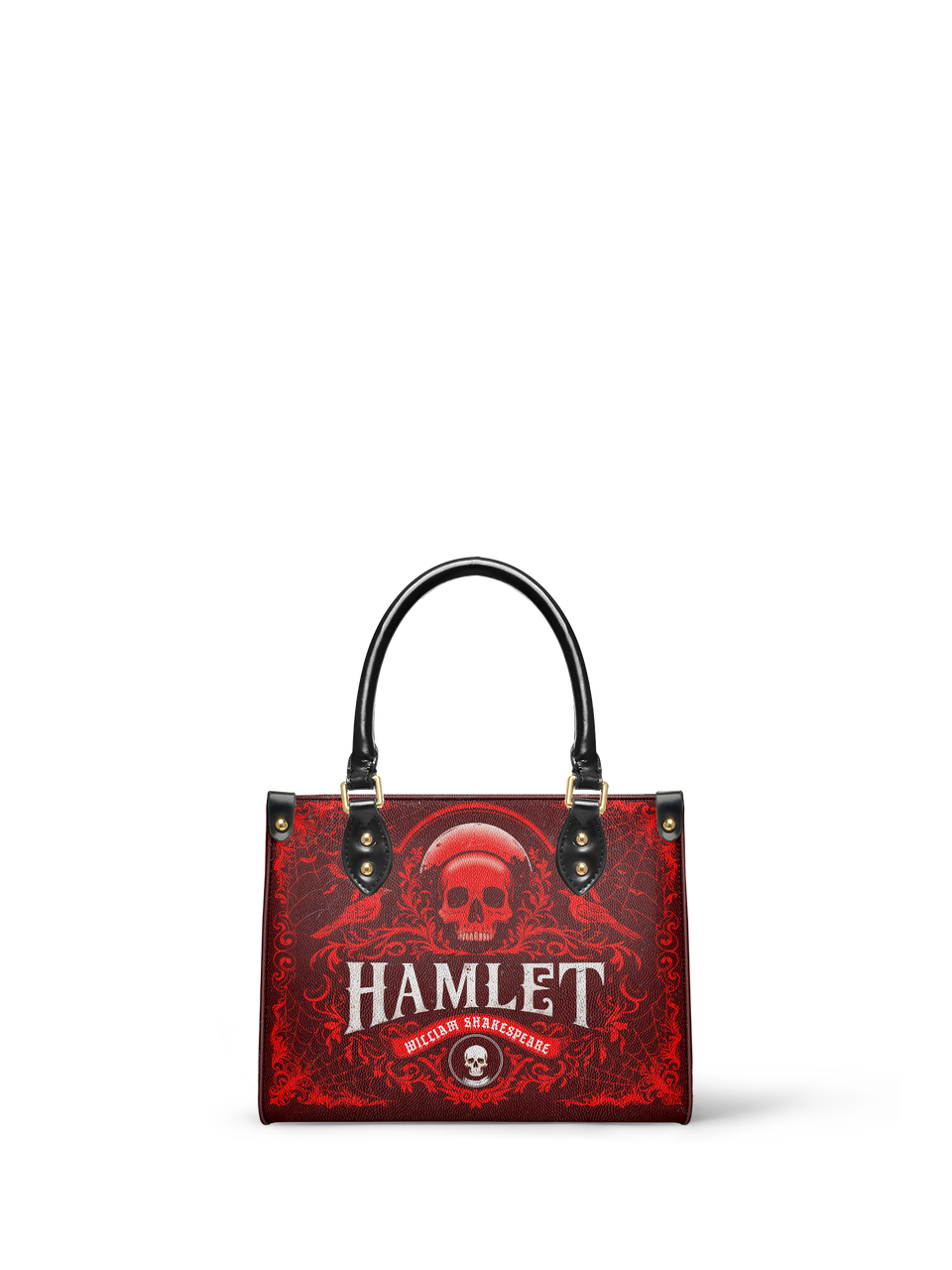 "Hamlet" The Red Room Small Leather Handbag