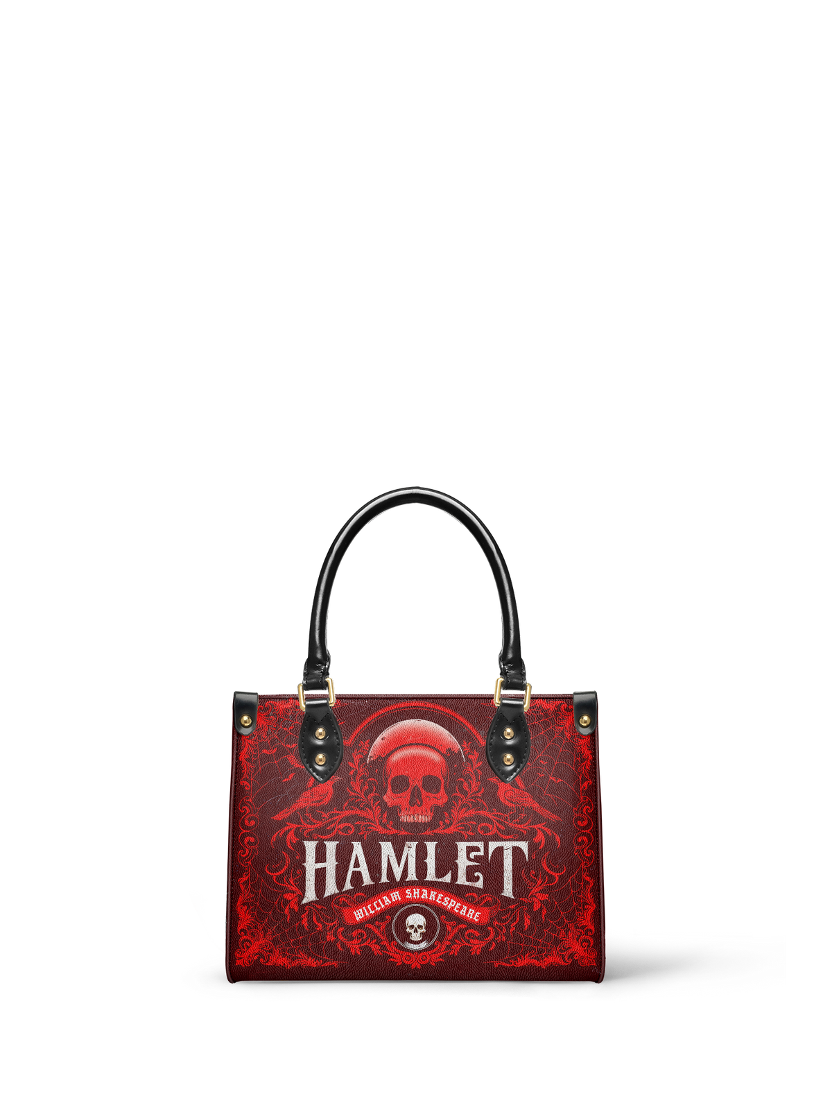 "Hamlet" The Red Room Small Leather Handbag - NEVERMORE DEAL
