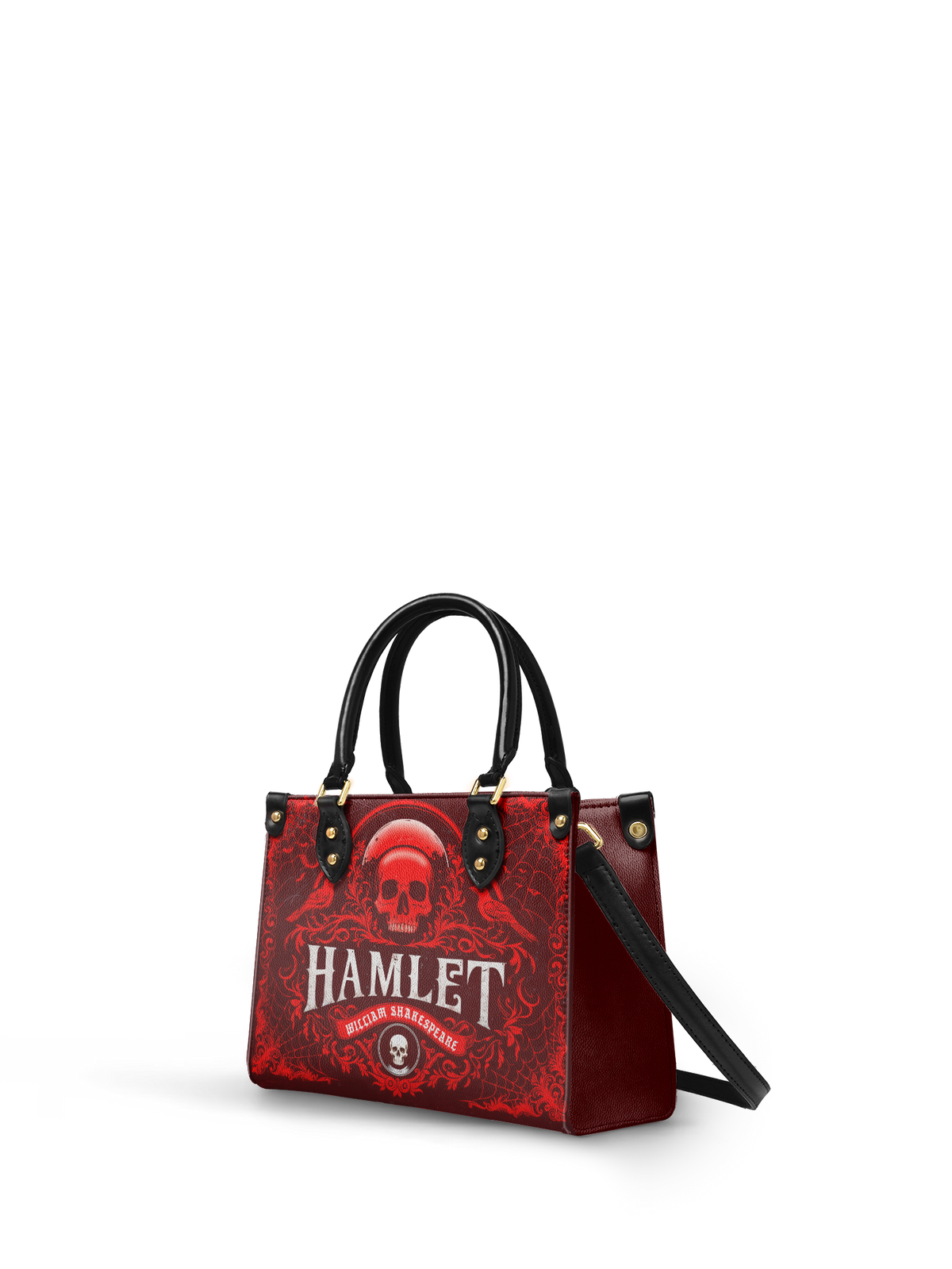 "Hamlet" The Red Room Small Leather Handbag - NEVERMORE DEAL