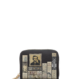 "Poe's Library" Ashen Black Mini Wallet