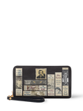 "Poe's Library" Ashen Black Wallet