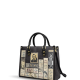 Poe's Library Black Leather Handbag Deal