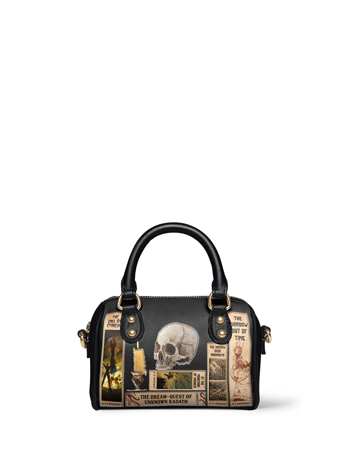"Lovecraftian" Black Mini Satchel - EVERMORE DEAL