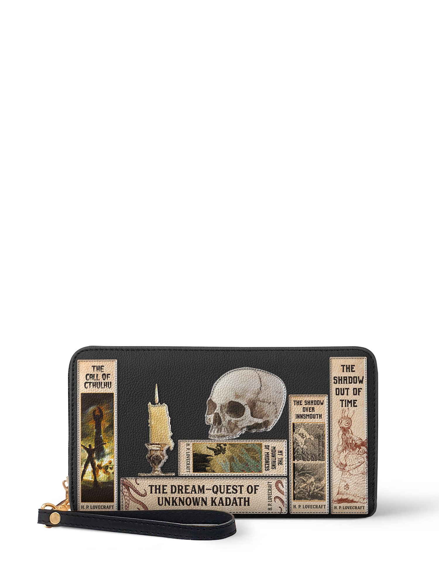 Lovecraftian Black Wallet - NEW WORKSHOP SALE