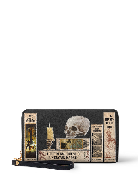 Lovecraftian Black Wallet - NEW WORKSHOP SALE
