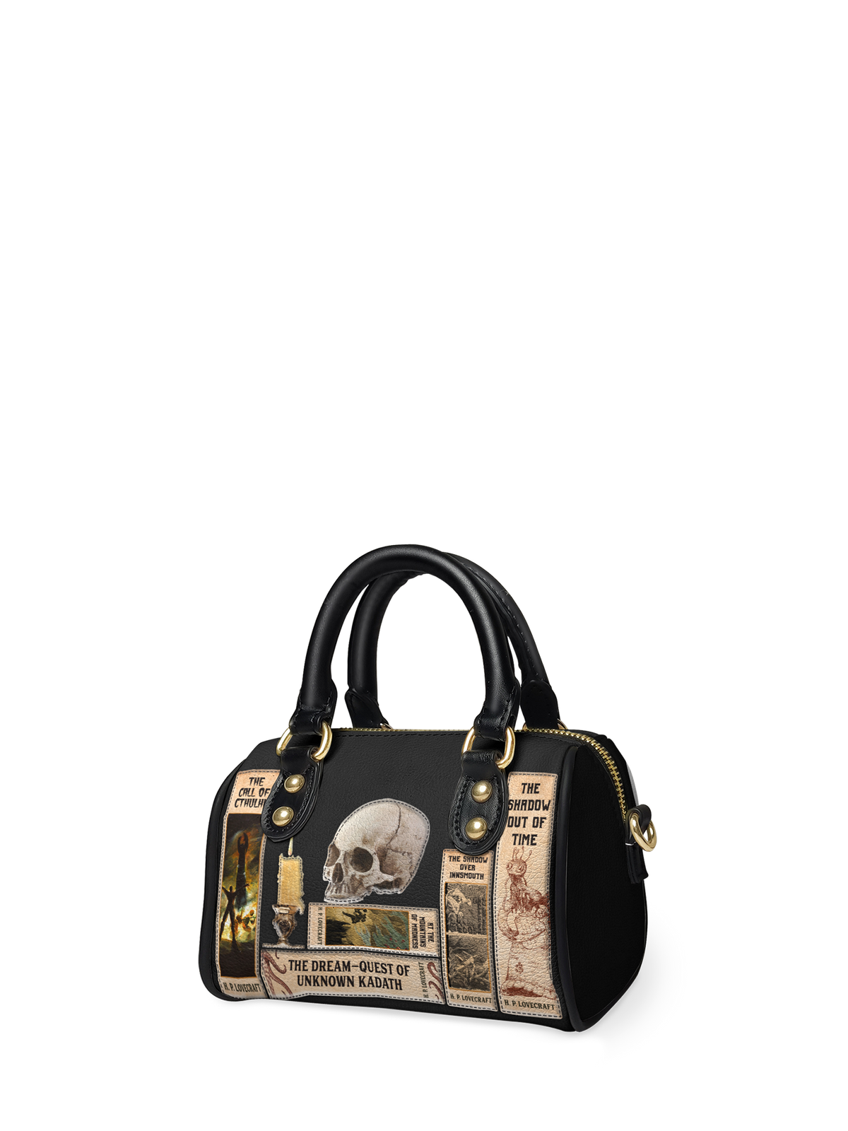"Lovecraftian" Black Mini Satchel - EVERMORE DEAL