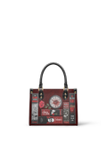 "The Crimson Codex" Small Leather Handbag - NEW WORKSHOP SALE