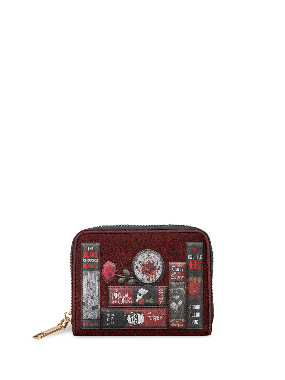 "The Crimson Codex" Mini Wallet - FALL CLEARANCE DEAL