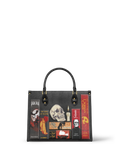 "The Codex of Gothic Tales" Deadlight Black Leather Handbag - NEW WORKSHOP SALE