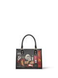 "The Codex of Gothic Tales" Deadlight Black Small Leather Handbag - NEW WORKSHOP SALE