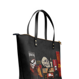 The Codex of Gothic Tales Leather Tote Bag Deal