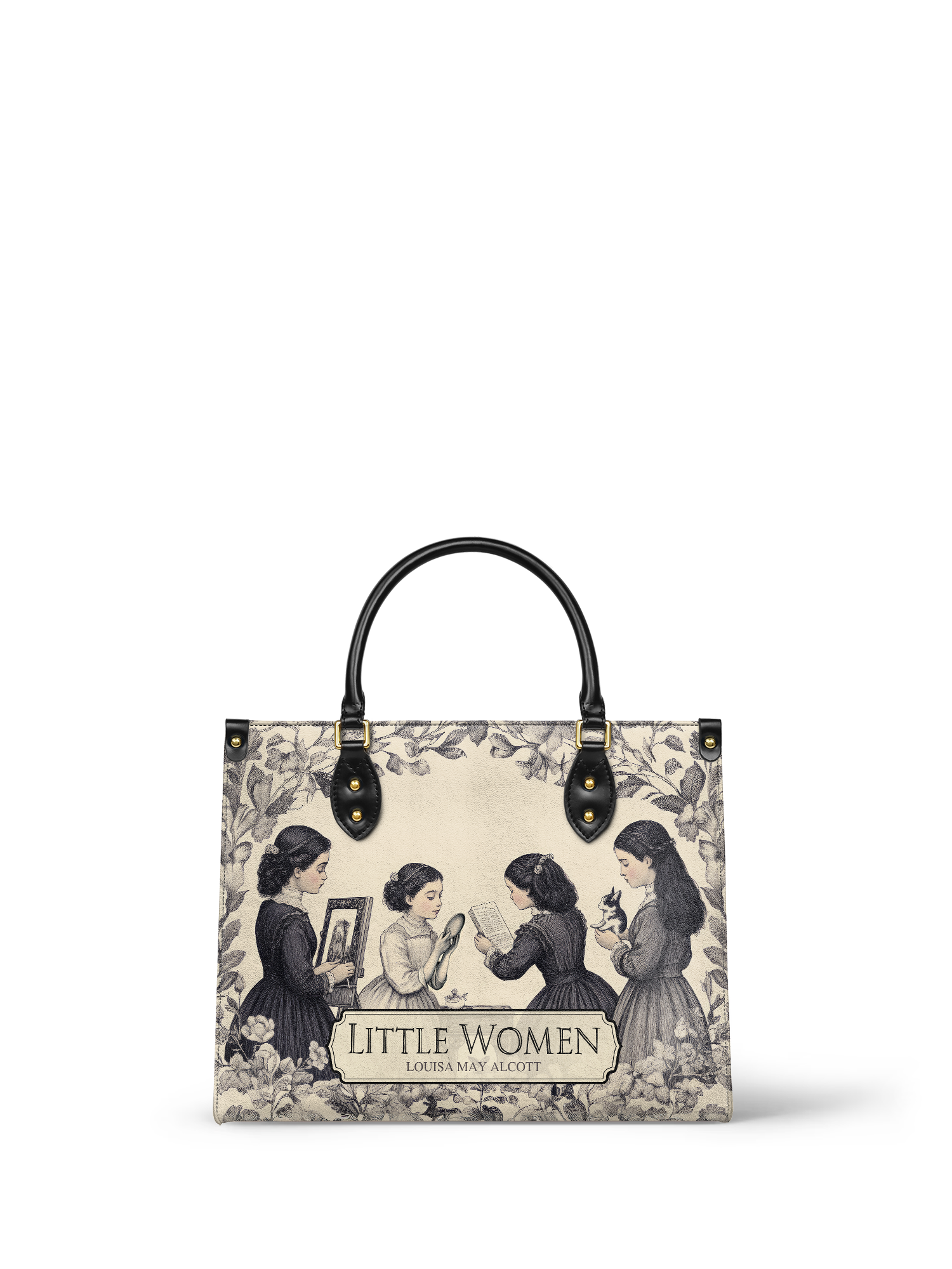 "Little Women" - Brown Interior - Leather Handbag
