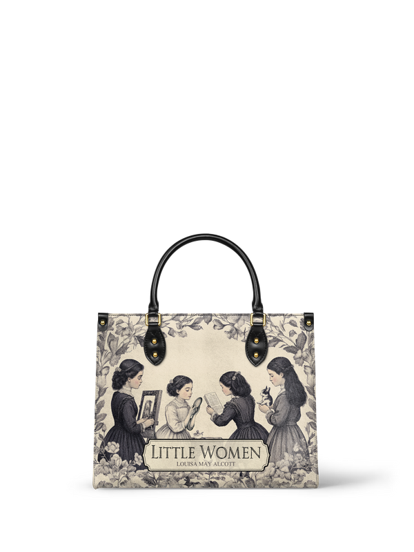 "Little Women" - Brown Interior - Leather Handbag