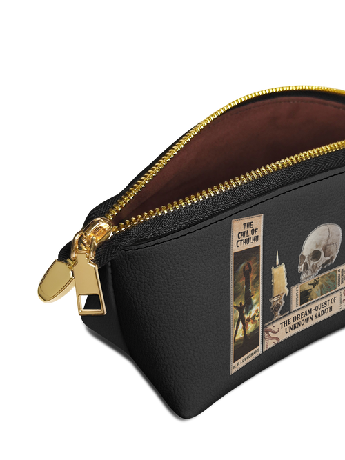 Lovecraftian Black Eclipse Makeup Bag