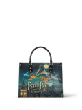 "Neverland Sky" - Blue Interior - Leather Handbag