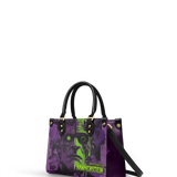 "Frankenstein" Lablight Violet Small Leather Handbag