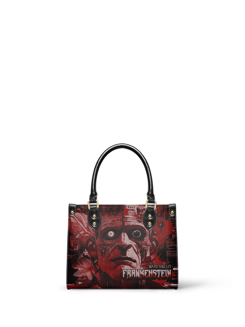 "Frankenstein" Heart Surge Small Leather Handbag