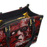 "Frankenstein" Heart Surge Small Leather Handbag