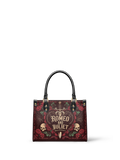 "Romeo And Juliet" Poison Rose Small Leather Handbag