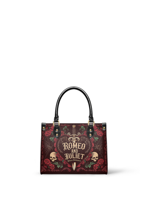 "Romeo And Juliet" Poison Rose Small Leather Handbag